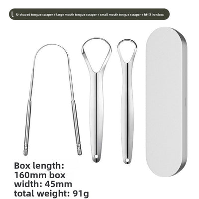 U-Shaped Tongue Scraper Oral Hygiene Tool