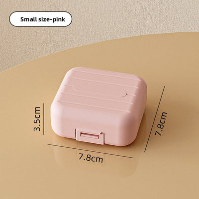 Portable medicine sub-packaging box