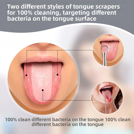 U-Shaped Tongue Scraper Oral Hygiene Tool