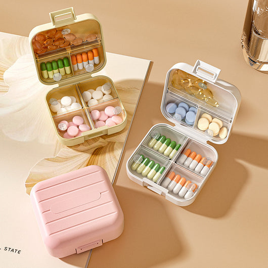 Portable medicine sub-packaging box