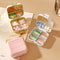 Portable medicine sub-packaging box