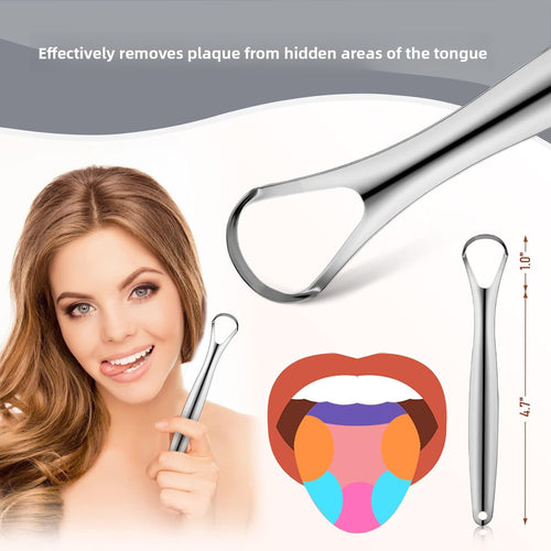 U-Shaped Tongue Scraper Oral Hygiene Tool