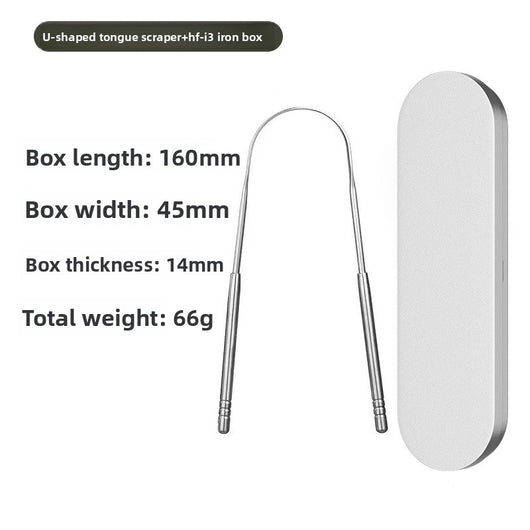 U-Shaped Tongue Scraper Oral Hygiene Tool